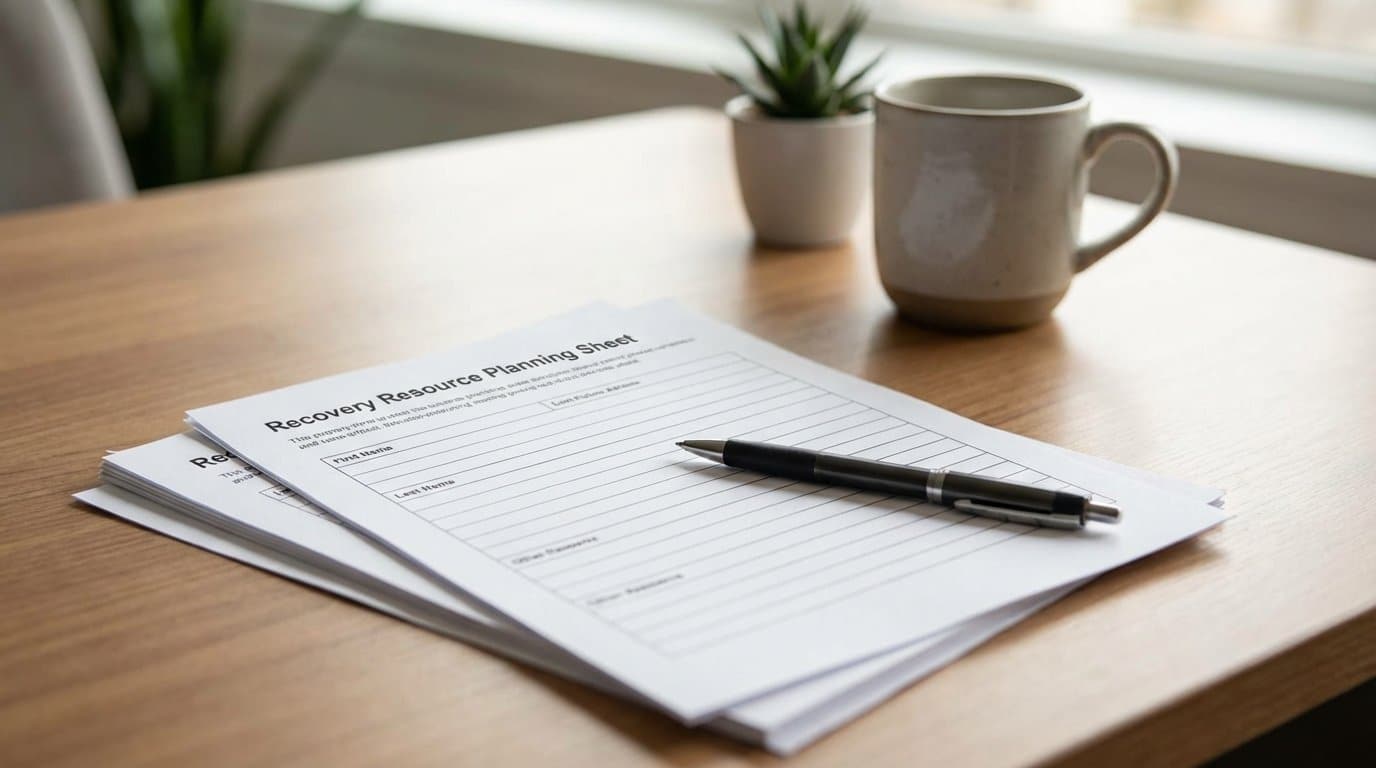 support network for recovery